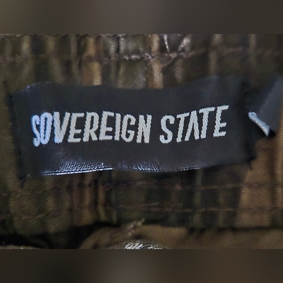 Sovereign State Camo Joggers Pants Cargo Streetwear Activewear - Picture 2 of 6